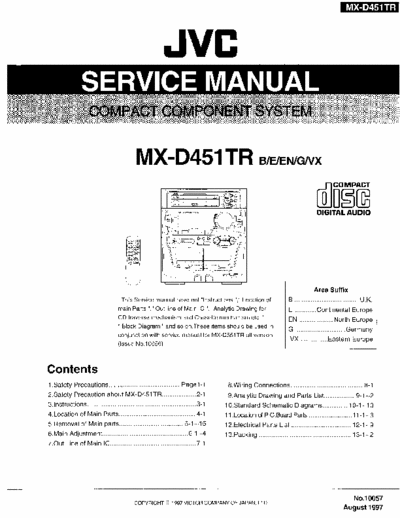 JVC JVC MX-D451TR cmdj7